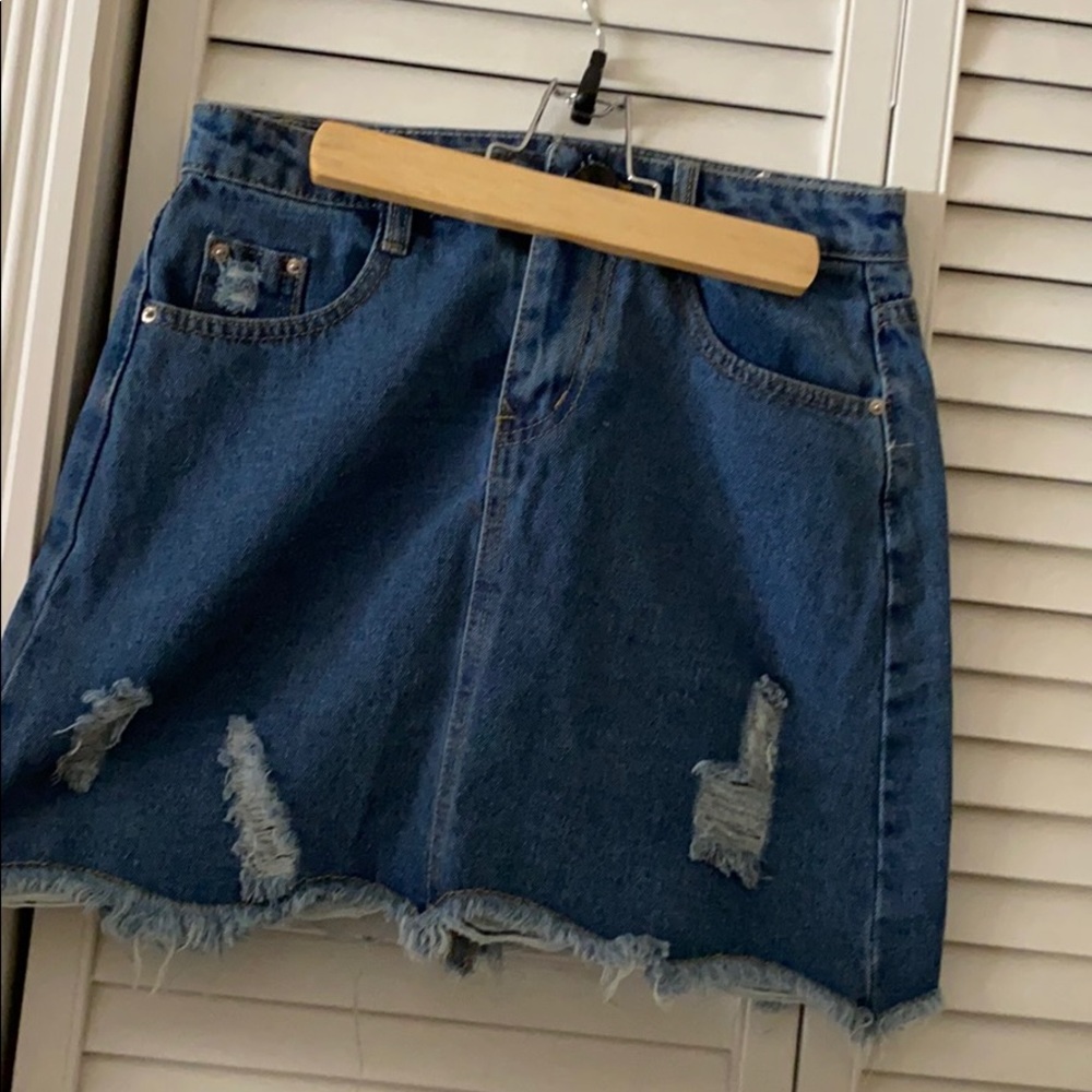 Blue Jean Skirt